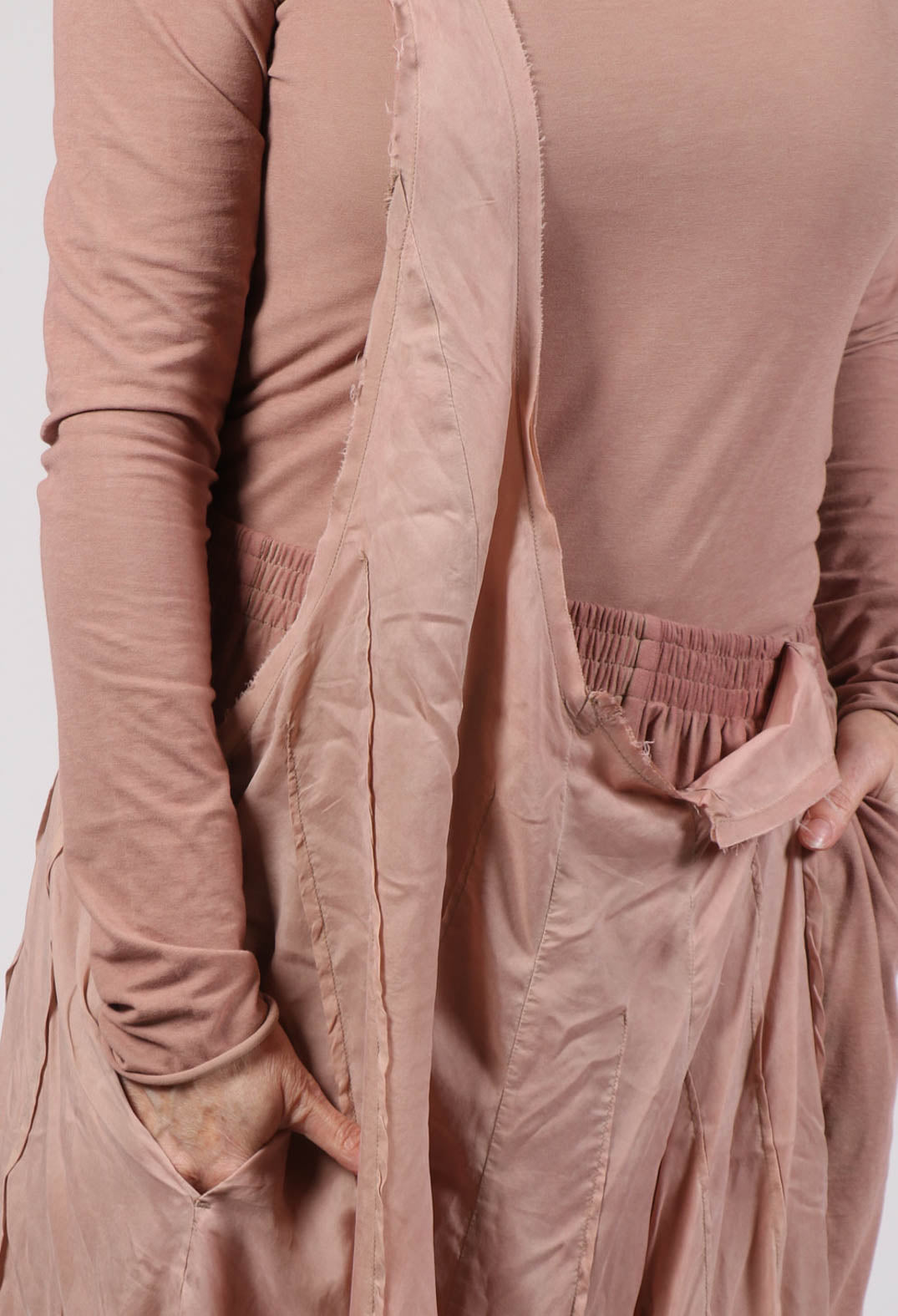 Trousers with Single Brace in Amaretto Cloud