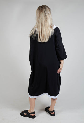 Tunic Dress in Black and White
