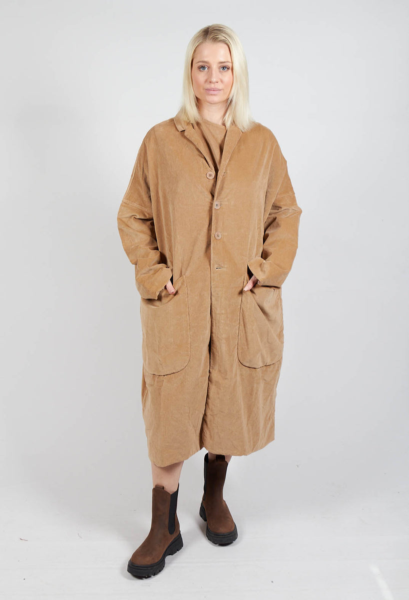 Album Di Famiglia Velvet Hooded Coat Album Di Familia ベルベット