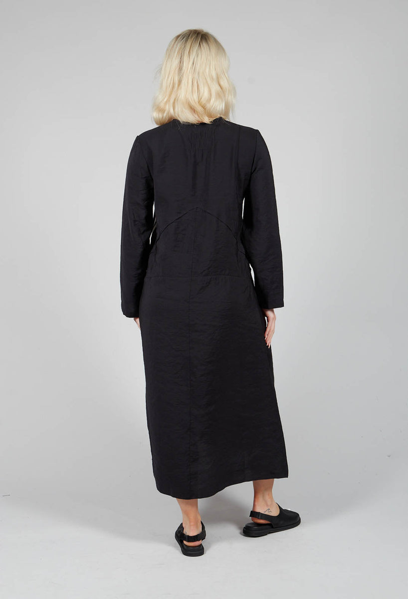 Tadashi Vertical Stripe Dress in Black