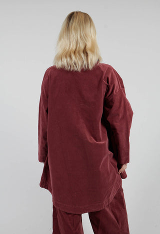 Vintage Look Coat in Intense Rust