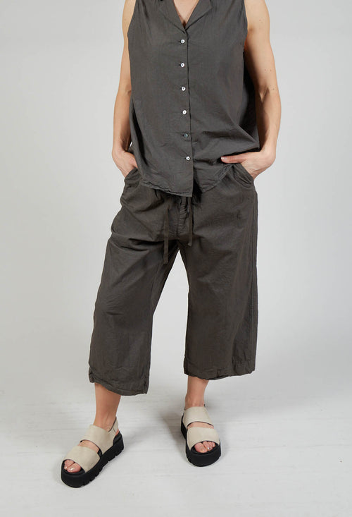 Wide and Short Trousers CC in Antracite