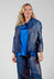 Printed Bomber Jacket in Sapphire