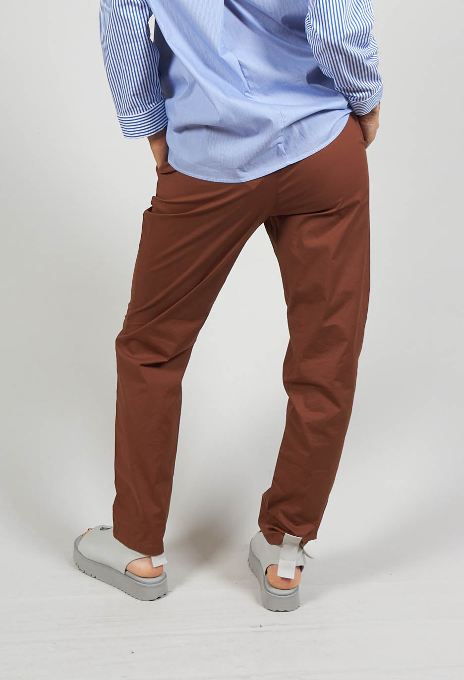 Straight Leg Trousers in Cocoa
