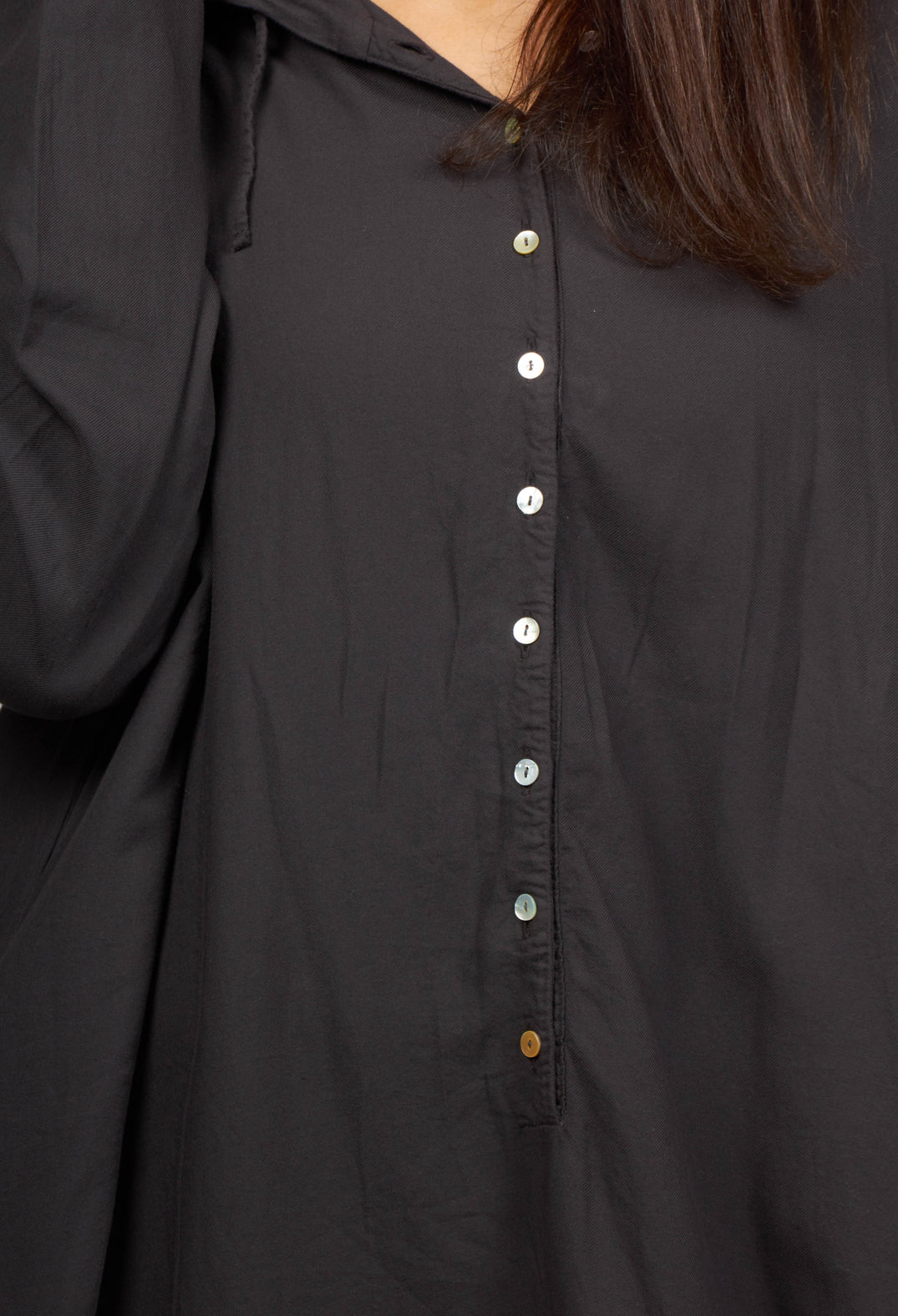 Hooded Dress in Moka