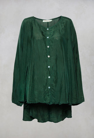 Schnukehre Silk Blouse in Fidel Green