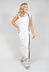 Tubo Dress with Contrast Detail in White