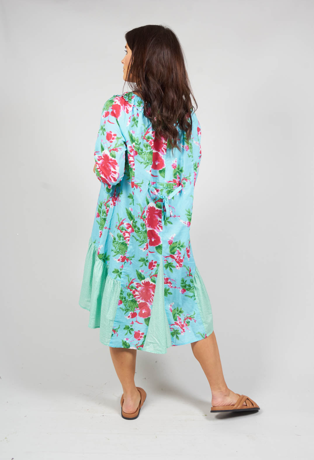Tunic with Three Quarter Sleeves in Floral Marie Print