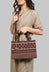 Tote Bag Small in Brown Print