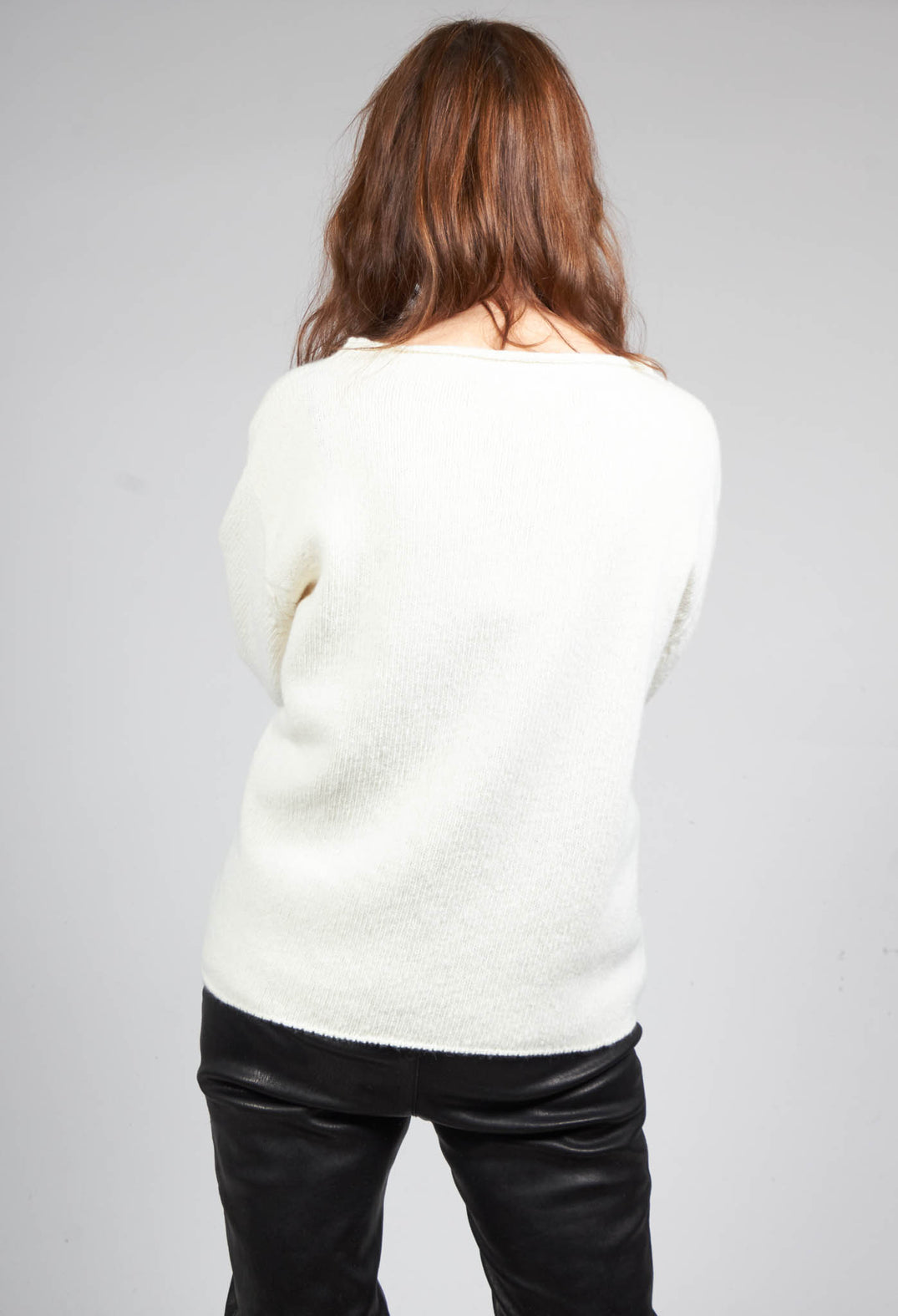Somerset Cashmere Blend Jumper in Cream
