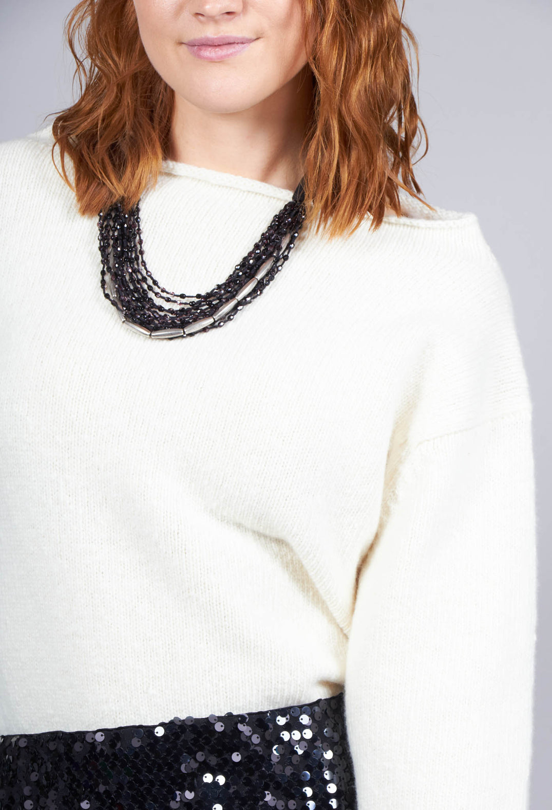 Somerset Cashmere Blend Jumper in Cream
