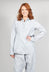 Jacket with Flared Hemline in Water Check