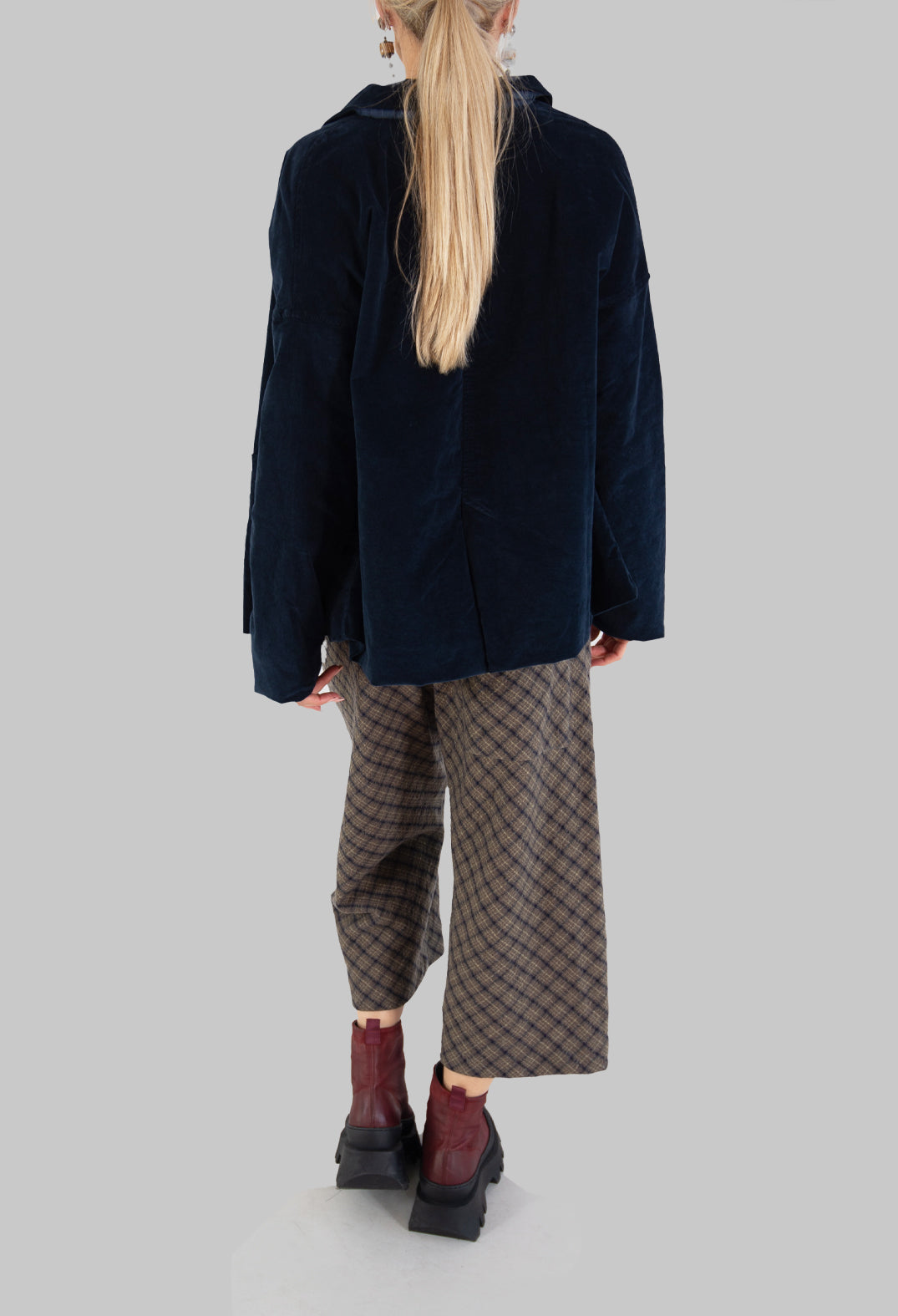 Tartan Trousers in Cookie