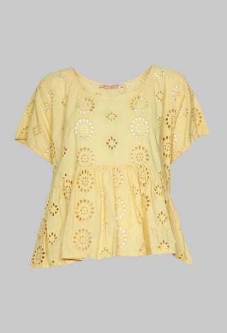 Ahbiszett Top in Leo Yellow