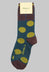 Basso T Socks in Blu and Olio