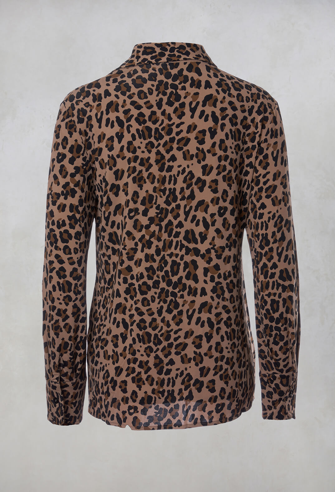 Blouse in Leopard / Camel