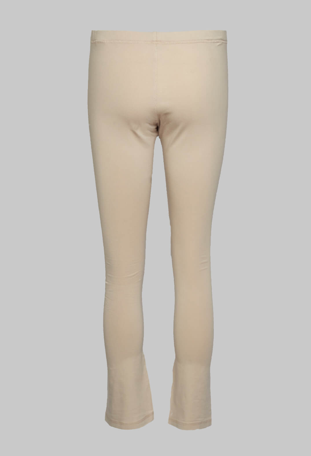 Cropped Leggings with Flare in Dust Pink