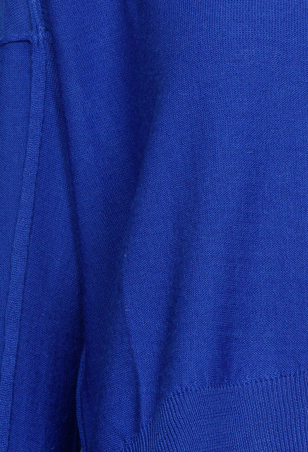 High Neck Sweater with Seam Detail in Royal Blue