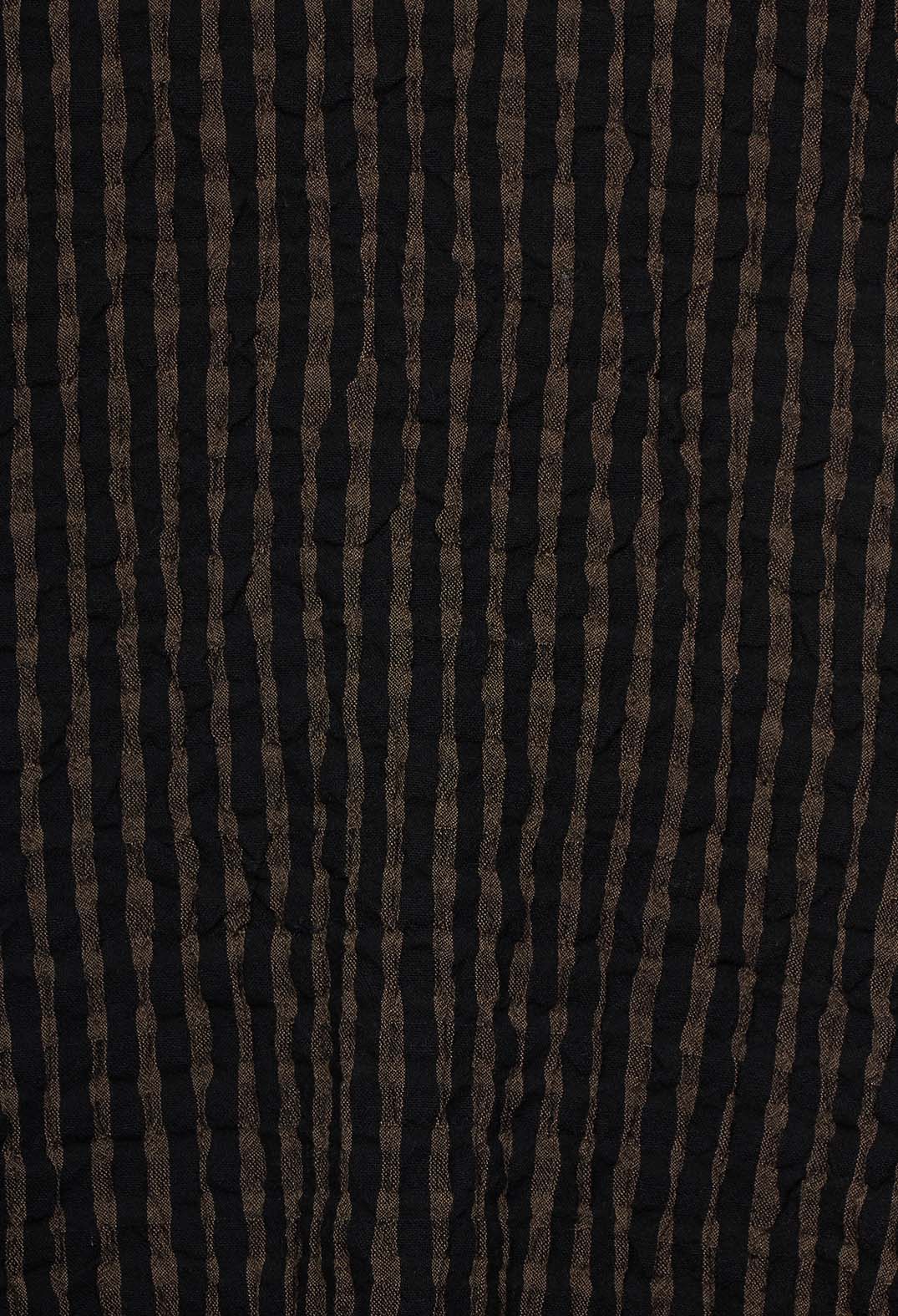 Horri Tunic in Grey and Brown Stripe