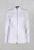 Long Sleeved Blouse with Zip Detail in White