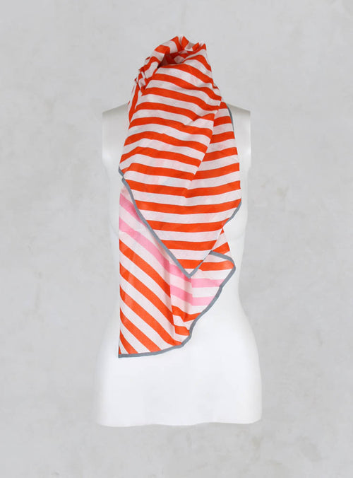Stripe Scarf in Firefly