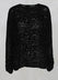 Velvet Patterned Wide Top in Black