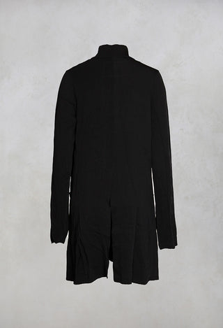 Kastora Jacket with Button Up Front in Black