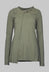 Long Sleeve T-Shirt with Seam Detail in Dune