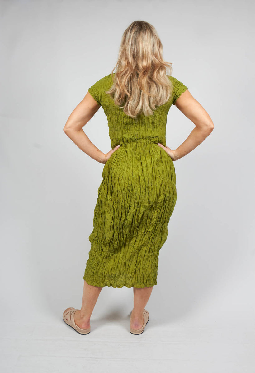 Myrtespiel Dress in Kasper Green – Olivia May