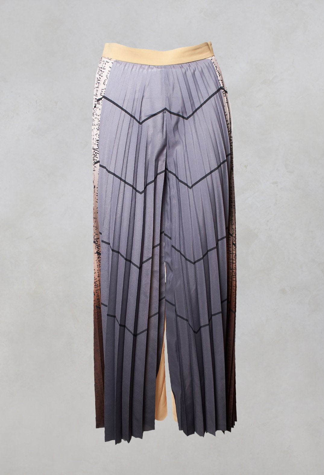 Pleated Trousers in Multicolor