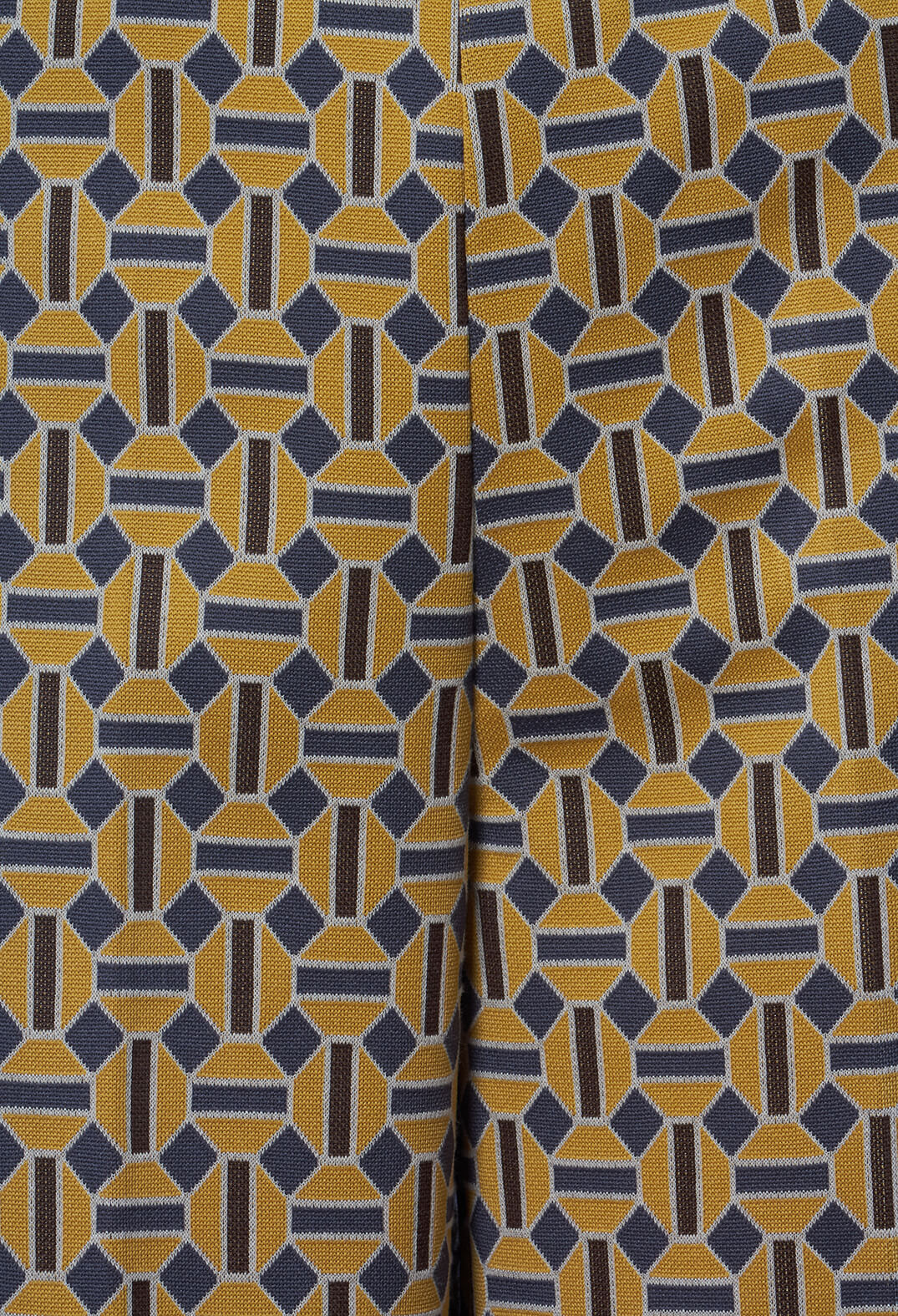 Printed Culottes in Senape / Nero / Brick