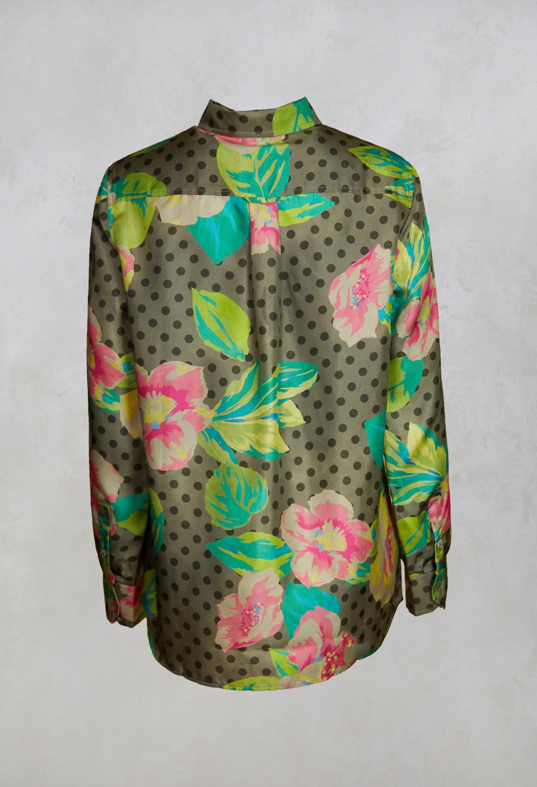 Shirt in Rosa / Verde