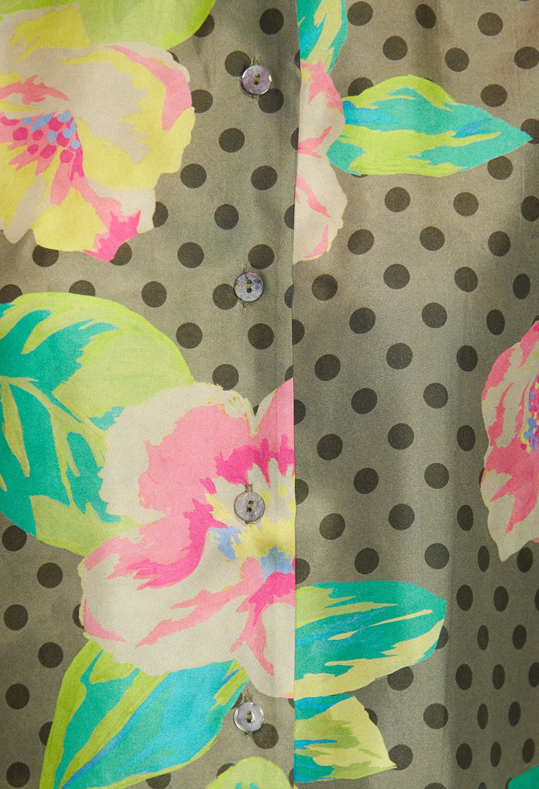 Shirt in Rosa / Verde