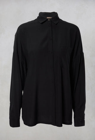 Silk Blouse in Nero