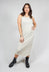 Slim Fit Midi Dress in Linen