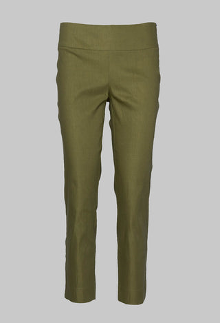 Soumia Slim Fit Trousers in Green