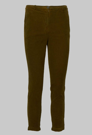 Straight Leg Trousers in Oliva