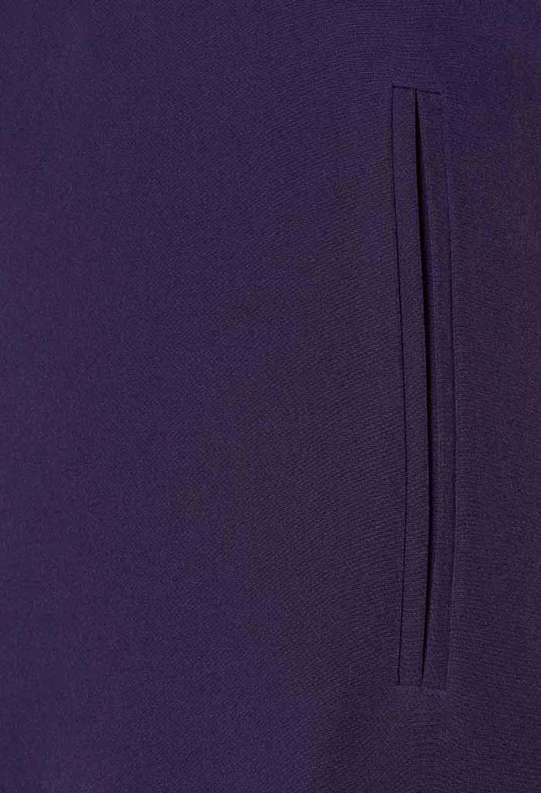 Straight Leg Wide Trousers in Amethyst