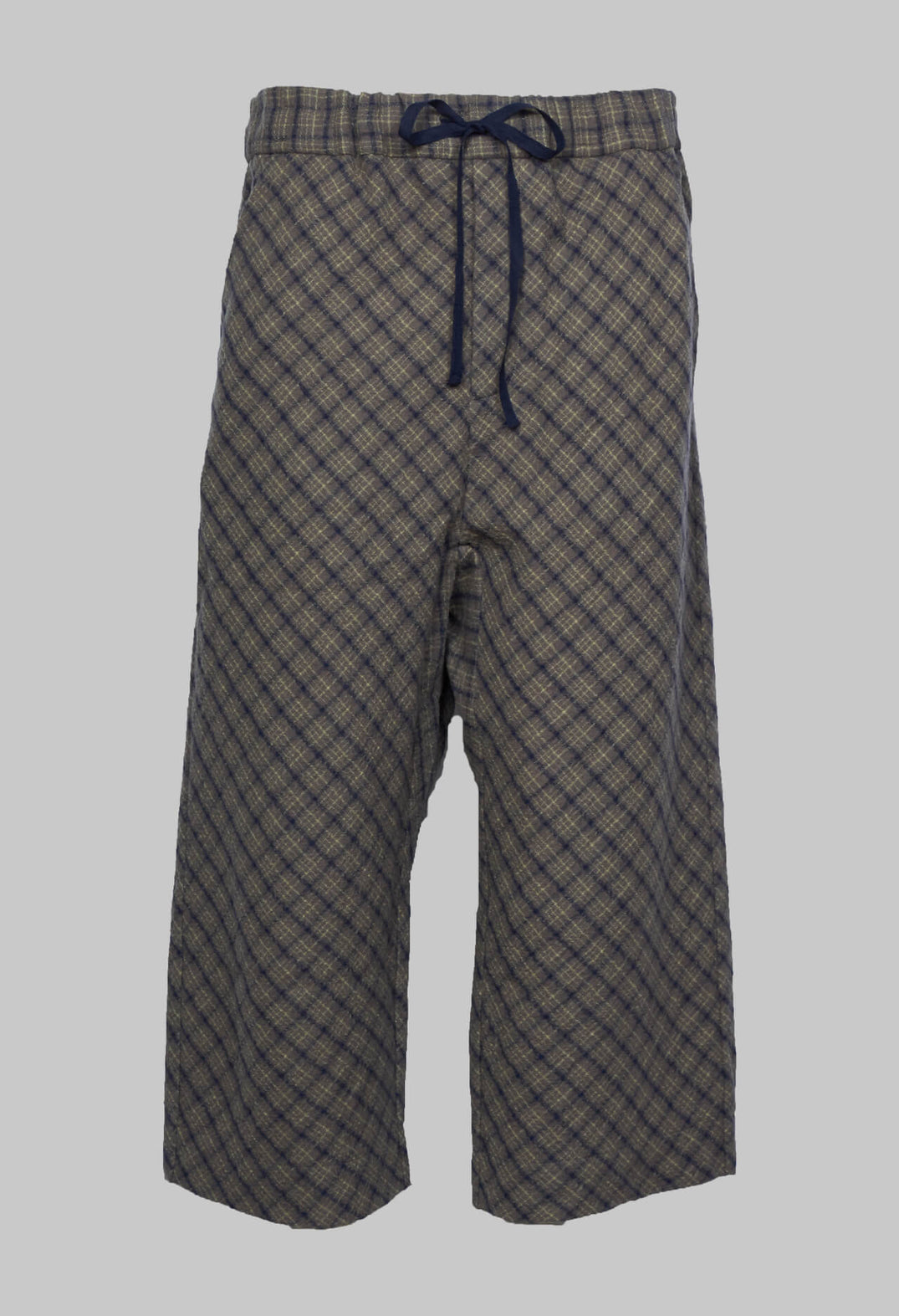 Tartan Trousers in Grey