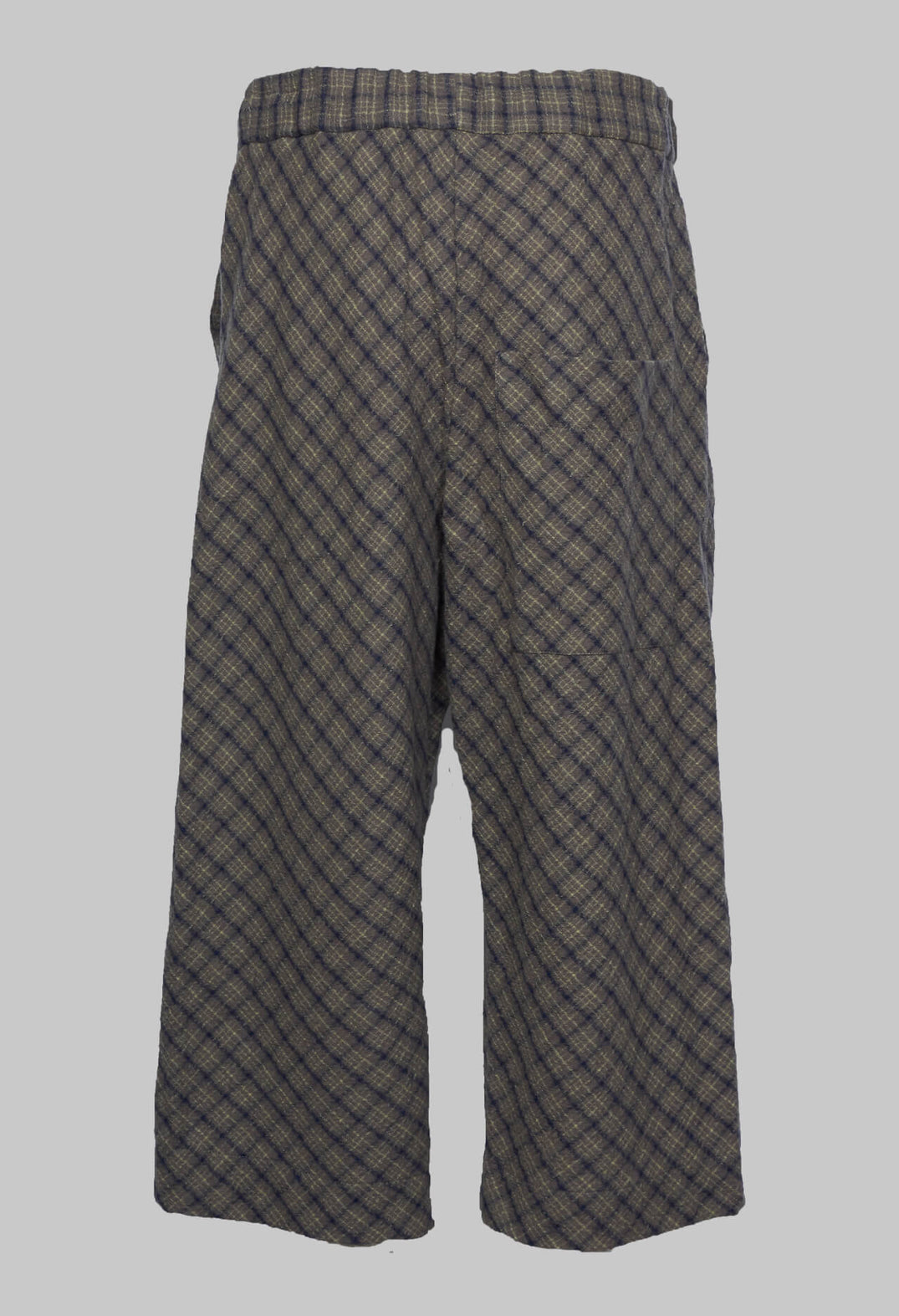 Tartan Trousers in Grey