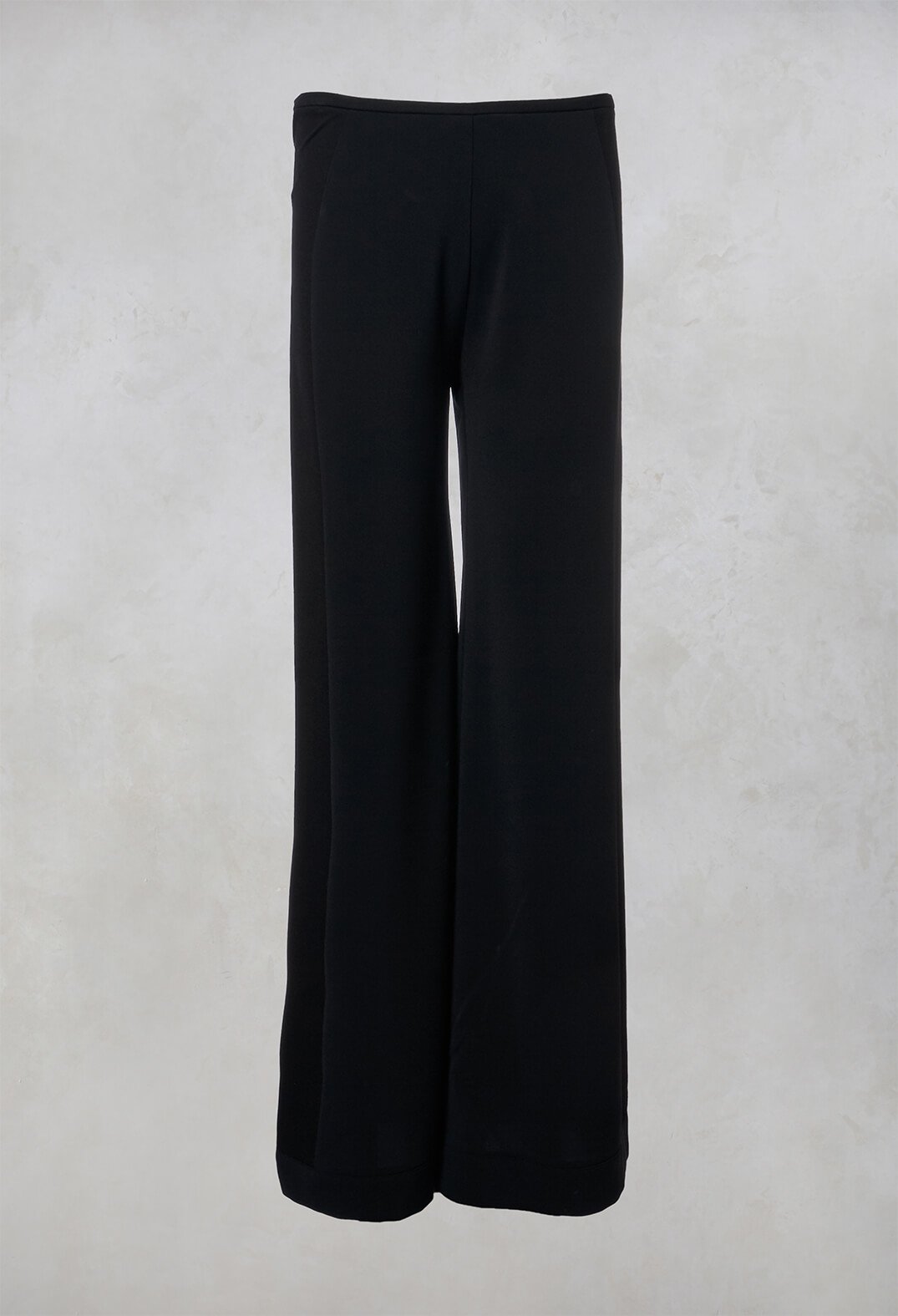 Wide Leg Trousers in Black