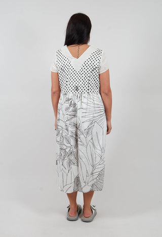 Black Forest Vervain Dress in Natural/Charcoal