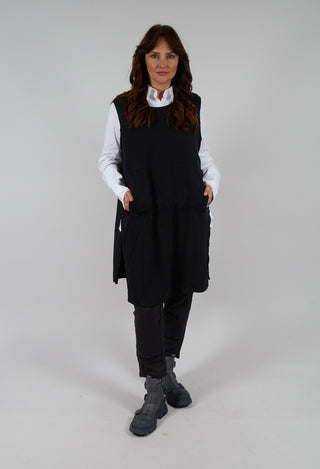 Ockero Sleeveless Dress in Black