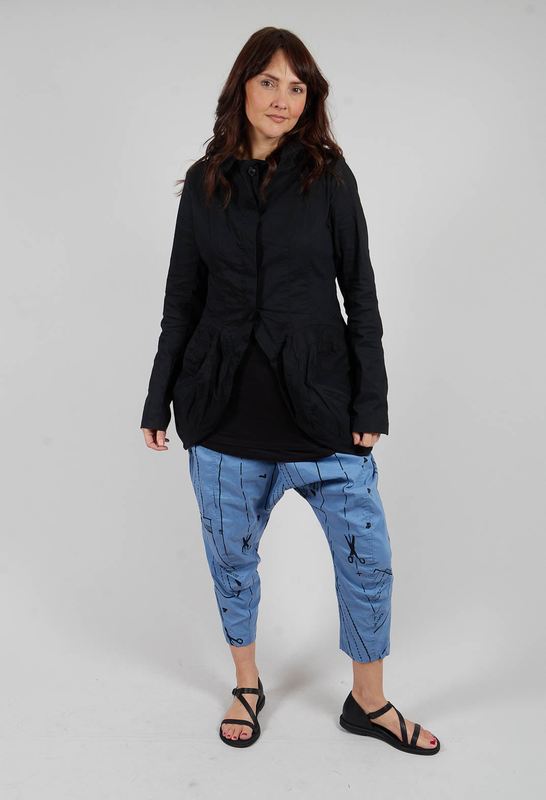 Feature Pocket Jacket in Black