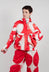 Cropped Hooded Jacket in Ketchup Print - 1001102
