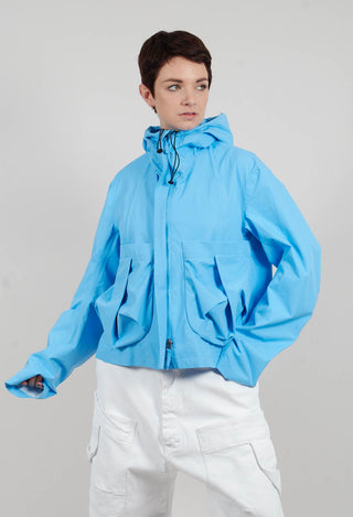 Hooded Jacket in Ice - 1001112