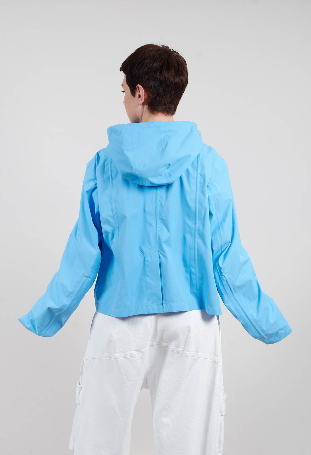 Hooded Jacket in Ice - 1001112