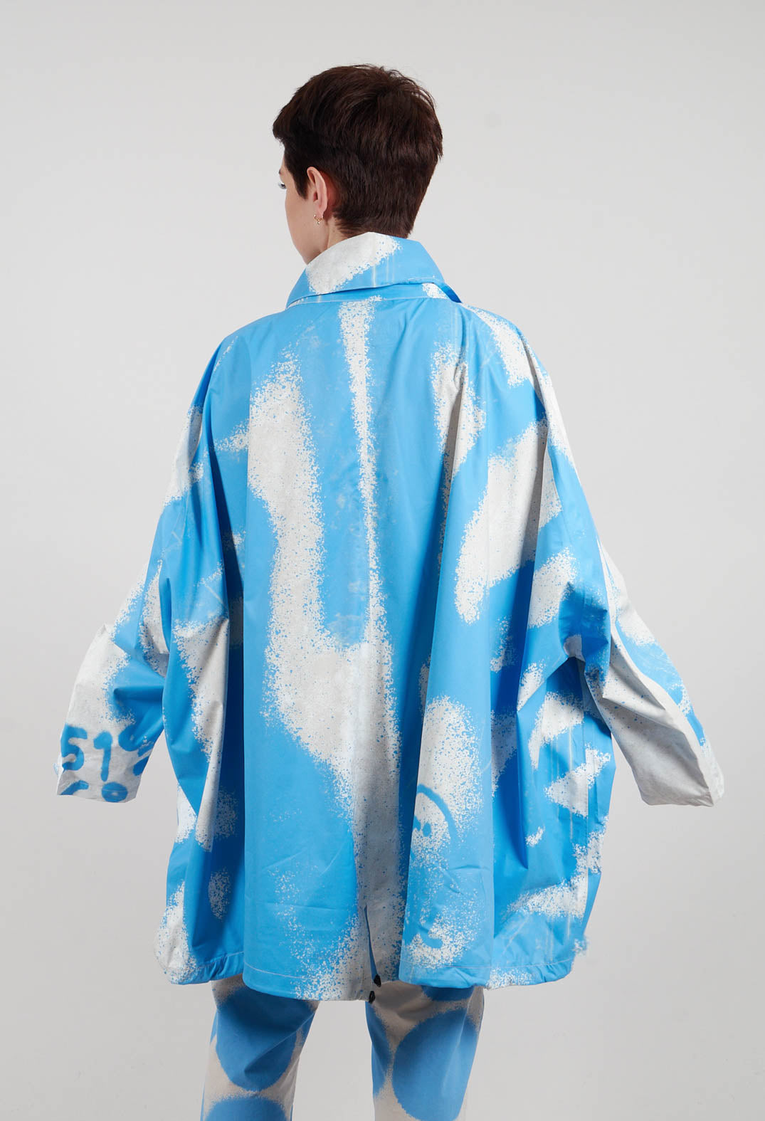 Slouch Fit Jacket in Ice Print - 1001104