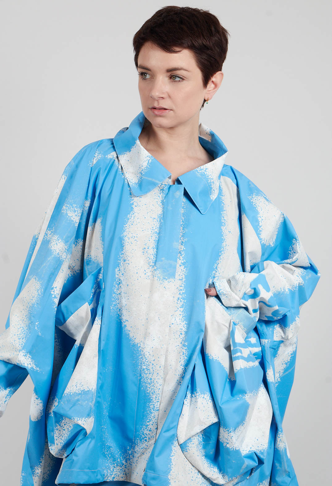 Slouch Fit Jacket in Ice Print - 1001104