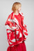 Slouch Fit Jacket in Ketchup Print - 1001104